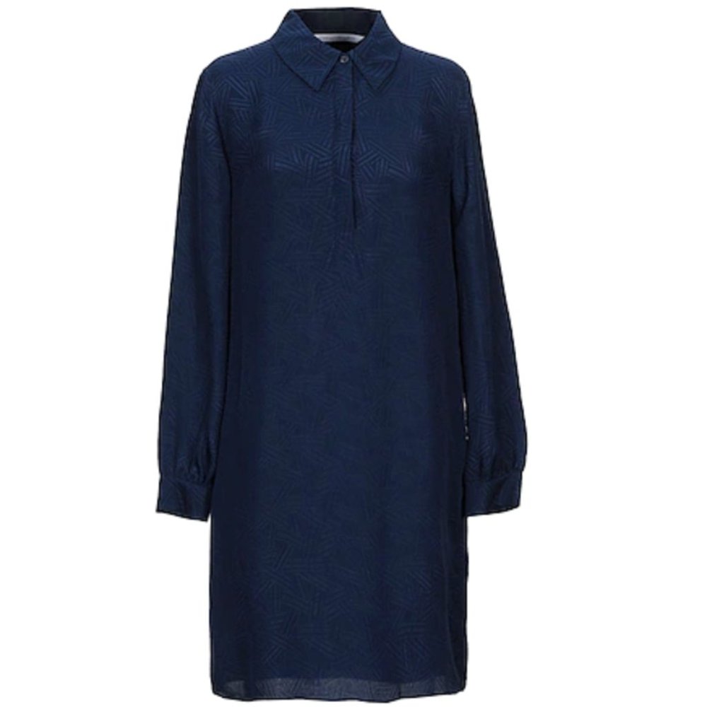 NWOT Diane Von Furstenberg 100% Silk Shirt Dress